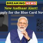 Blue aadhaar card